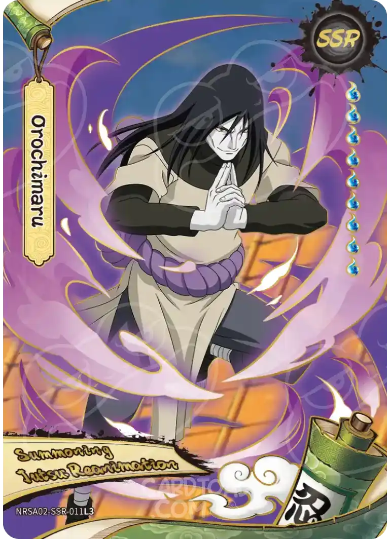 Orochimaru Super Rare — NRSA03-SR-002L2 | Naruto Kayou | CardToad
